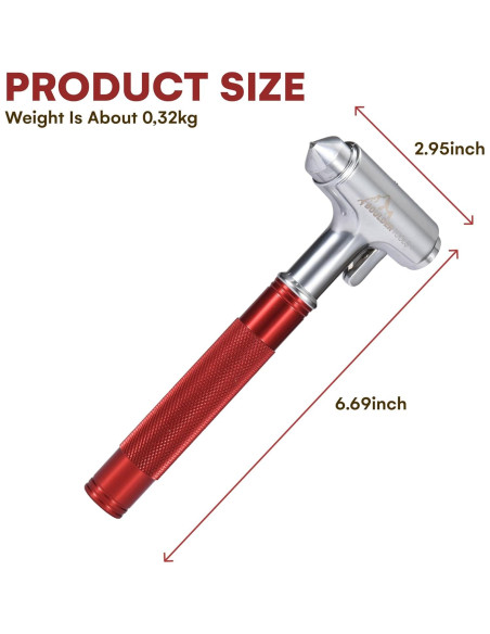 Martillo de Seguridad Boulder Tools - Rompe Ventanas y Cortador de Cinturón - Emergencia Coche Martillo de Seguridad Boulder Tools - Rompe Ventanas y Cortador de Cinturón - Emergencia Coche