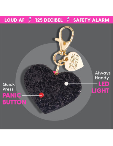 BLINGSTING Alarma de Seguridad Personal 125 dB y Herramienta de Escape