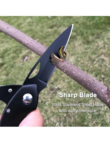 Multiherramienta Joycube 6 en 1 con Mosquetón y Cuchillo Plegable