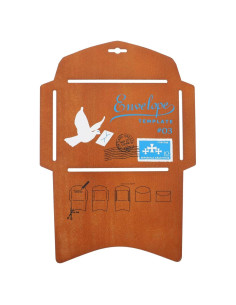 Plantilla de Sobre de Madera Lurrose para Bricolaje 29x19.5cm