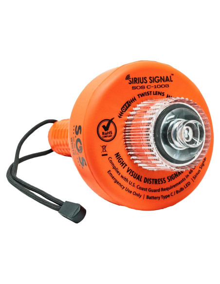 Señal de Emergencia LED SOS Sirius Signal C-1003 - 60 Horas Señal de Emergencia LED SOS Sirius Signal C-1003 - 60 Horas