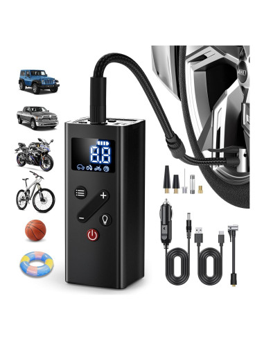 Compresor de Aire Portátil COVO AIR-COVO1 150PSI Negro
