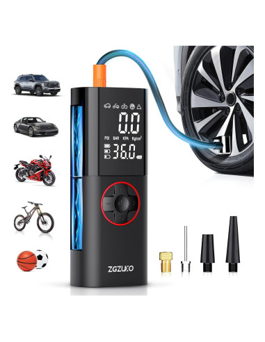 Compresor de Aire Portátil ZGZUXO 150 PSI Batería 7800mAh