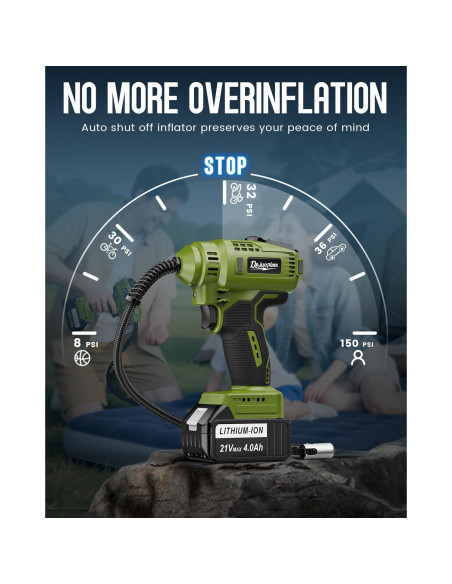 Compresor de Aire Inalámbrico TREE.NB 150 PSI con 2 Baterías Compresor de Aire Inalámbrico TREE.NB 150 PSI con 2 Baterías