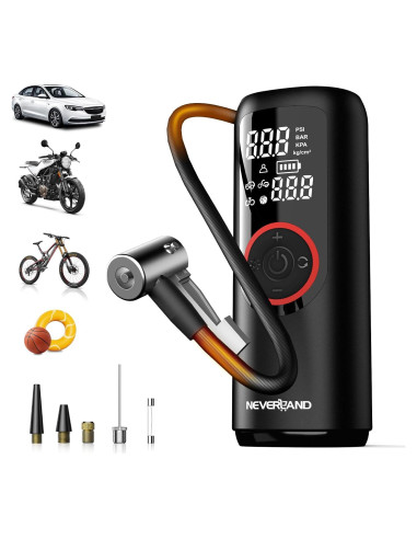 Compresor de Aire Portátil NEVERLAND 150PSI para Neumáticos