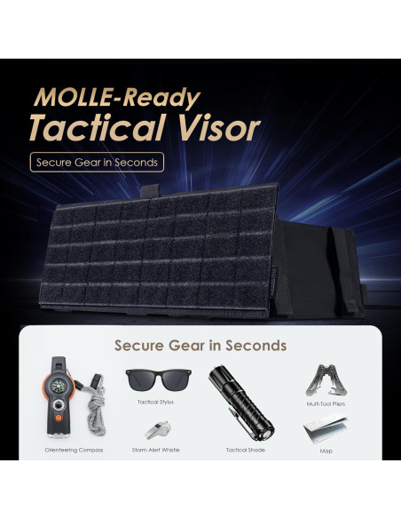 Funda de Visor MOLLE OneTigris TG-ZYB03 Nylon 1000D Negra Funda de Visor MOLLE OneTigris TG-ZYB03 Nylon 1000D Negra