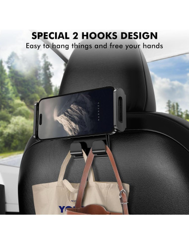 Soporte de Tableta para Asiento Trasero OATSBASF Tesla Model 3/Y