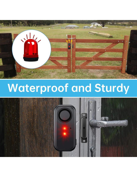 Alarma de Seguridad HENDUN para Ventanas y Puertas IP66 Alarma de Seguridad HENDUN para Ventanas y Puertas IP66