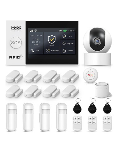Sistema de Alarma Inalámbrico LWOHSI con Cámara HD 2MP