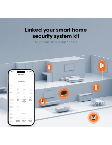 Sistema de Alarma Inalámbrico LWOHSI con Cámara HD 2MP Sistema de Alarma Inalámbrico LWOHSI con Cámara HD 2MP