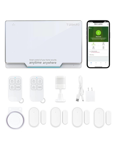 Sistema de Alarma de Seguridad WiFi TUGARD G21 10 Piezas