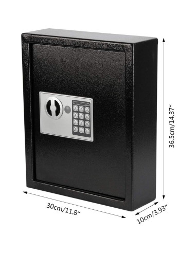 Caja Fuerte Digital para Llaves KYODOLED 40 Llaves Negra