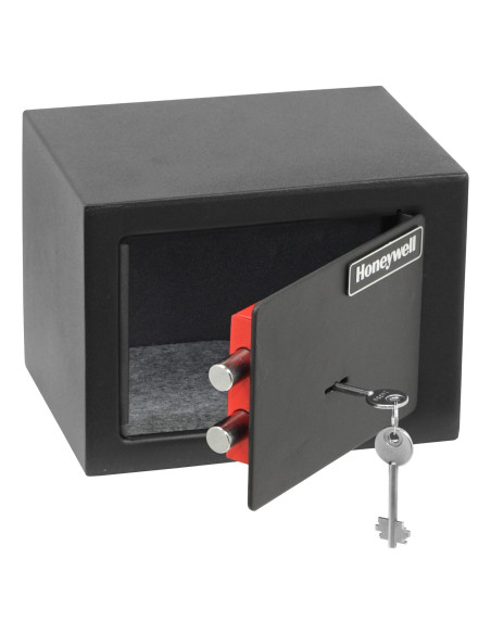 Caja Fuerte Pequeña Honeywell 5002 - Acero 5.1L con Llave Caja Fuerte Pequeña Honeywell 5002 - Acero 5.1L con Llave