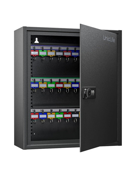 Gabinete de Llaves Uniclife 60 Llaves con Combinación y Llave Gabinete de Llaves Uniclife 60 Llaves con Combinación y Llave