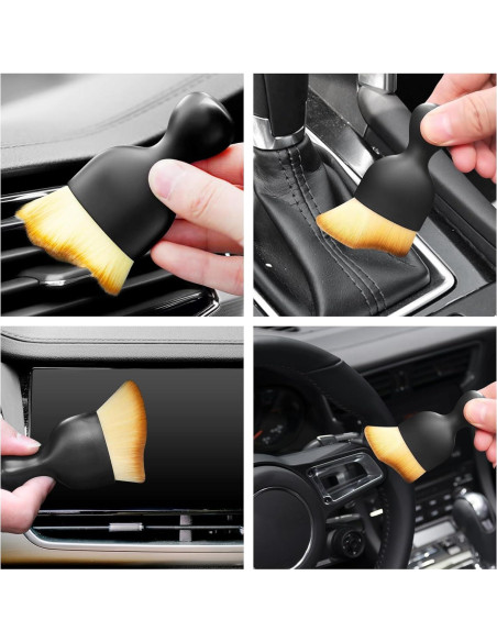 Cepillo de Limpieza Interior de Coche Eiruseed - Suave y Eficaz Cepillo de Limpieza Interior de Coche Eiruseed - Suave y Eficaz