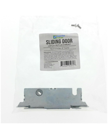 Cerradura de Mortaja Valores Esenciales para Puerta Corredera 9.37 cm Cerradura de Mortaja Valores Esenciales para Puerta Corredera 9.37 cm