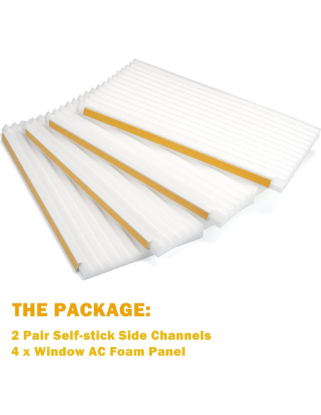 Paneles laterales de aire acondicionado LBG Products - 4 piezas, 43x23 cm, blanco Paneles laterales de aire acondicionado LBG Products - 4 piezas, 43x23 cm, blanco