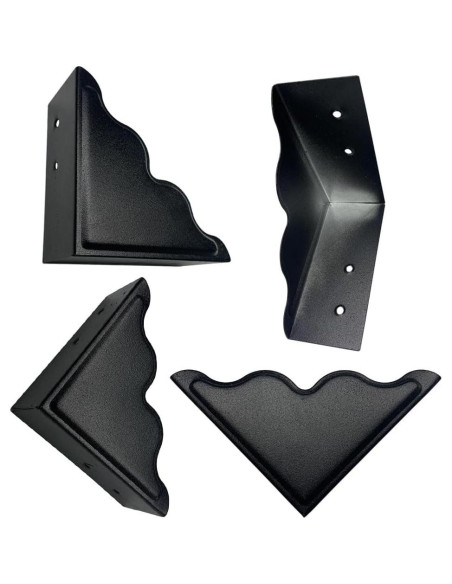Protectores de Esquinas Metálicos Sutfmwe 9.4x9.4 cm Juego de 4 Protectores de Esquinas Metálicos Sutfmwe 9.4x9.4 cm Juego de 4