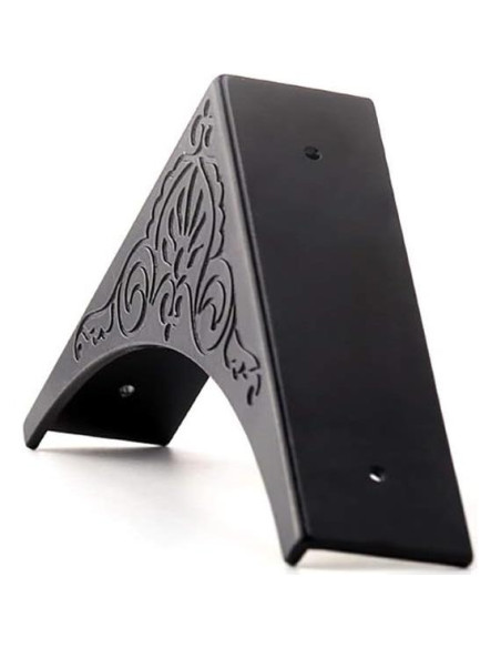 Protectores de Esquinas de Metal RFORPLY 4 Pcs Negro Protectores de Esquinas de Metal RFORPLY 4 Pcs Negro
