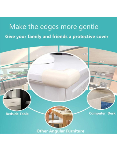 Protector de Esquinas DYKESON - Seguridad para Bebés, 12 Piezas Protector de Esquinas DYKESON - Seguridad para Bebés, 12 Piezas