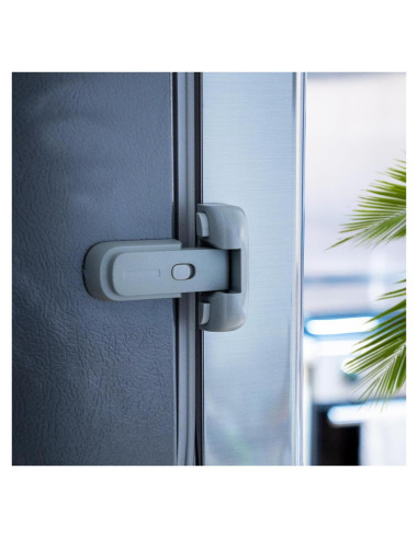 Cerradura de Refrigerador para Niños LOCKTRENDZ Gris - Pestillo Seguro