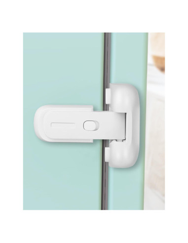 Pestillo de Seguridad para Refrigerador Qinzcp Blanco 1pc