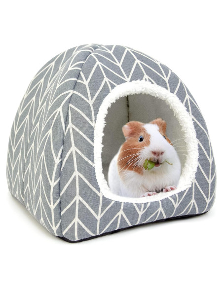 Cama Escondite TiereCare para Cobayas y Animales Pequeños - Gris Cama Escondite TiereCare para Cobayas y Animales Pequeños - Gris