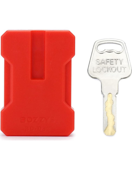 Bloqueo de Enchufe QWORK con Llave - Paquete de 4 Unidades Bloqueo de Enchufe QWORK con Llave - Paquete de 4 Unidades