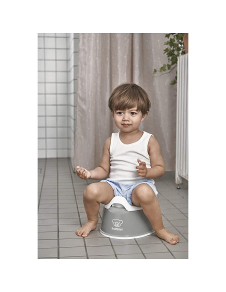 Orinal Inteligente BabyBjorn Gris/Blanco - Compacto y Práctico Orinal Inteligente BabyBjorn Gris/Blanco - Compacto y Práctico