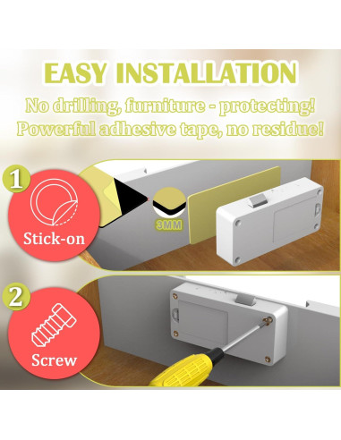 Cerradura Inteligente Eseesmart Oculta Bluetooth RFID Seguridad