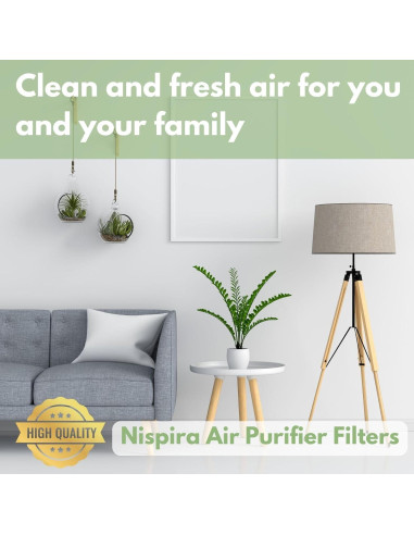Filtro HEPA Nispira para Purificador Whirlpool AP150 AP250
