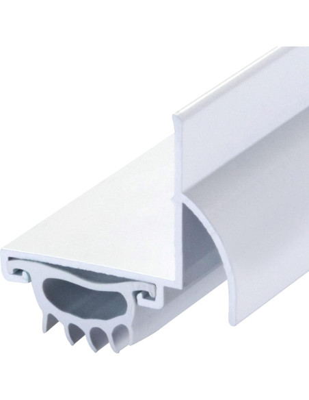 Sellador de Puerta Inferior M-D 91.44 cm Aluminio Blanco Sellador de Puerta Inferior M-D 91.44 cm Aluminio Blanco