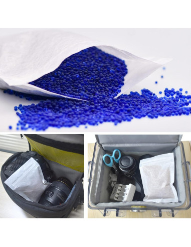 Perlas de Gel de Silica Wisesorb 3.63KG Indicadoras Azules
