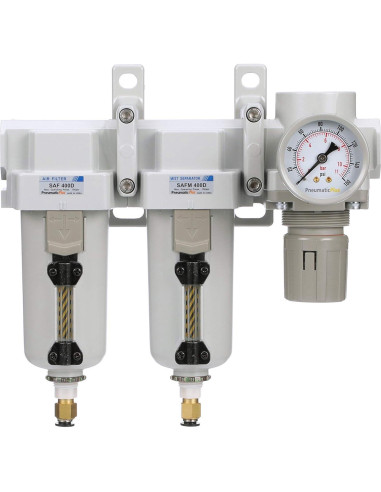 Filtro de Aire PneumaticPlus SAU430-N04DG-MEP 1/2" NPT Drenaje Automático