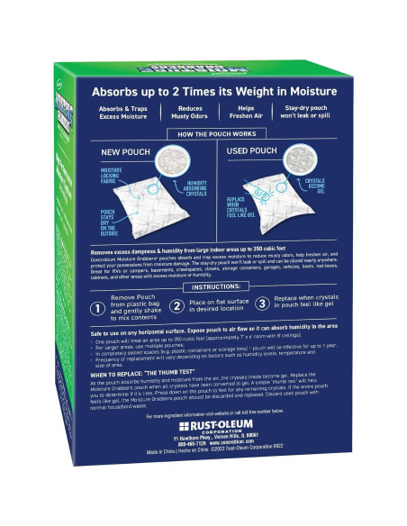 Bolsas Absorbentes de Humedad Concrobium 780 g - Control de Olores Bolsas Absorbentes de Humedad Concrobium 780 g - Control de Olores