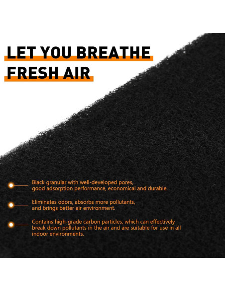 20 Filtros de Aire de Carbón Activado MODIGT 30x10cm 20 Filtros de Aire de Carbón Activado MODIGT 30x10cm