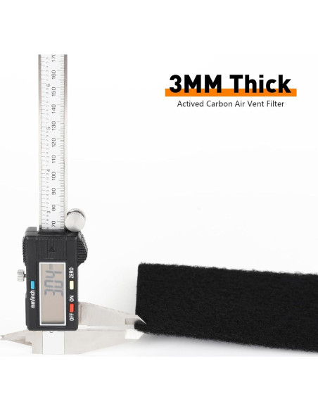 20 Filtros de Aire de Carbón Activado MODIGT 30x10cm 20 Filtros de Aire de Carbón Activado MODIGT 30x10cm