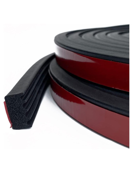 Sello de goma espuma EPDM Tintvent 7.92m negro para aislamiento Sello de goma espuma EPDM Tintvent 7.92m negro para aislamiento