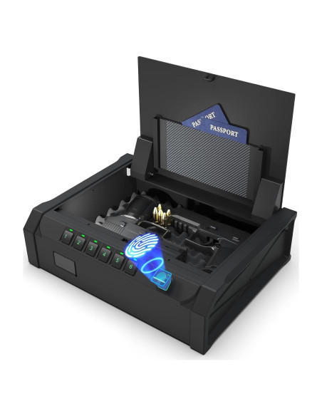 Caja Fuerte Biométrica PATRON PS2501 36.1x27.4x8.9cm Caja Fuerte Biométrica PATRON PS2501 36.1x27.4x8.9cm