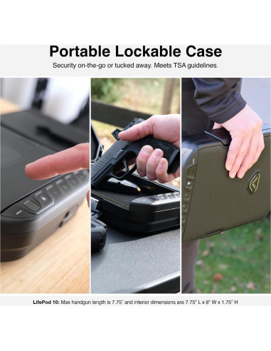 Estuche de Seguridad Vaultek LifePod Biométrico Impermeable