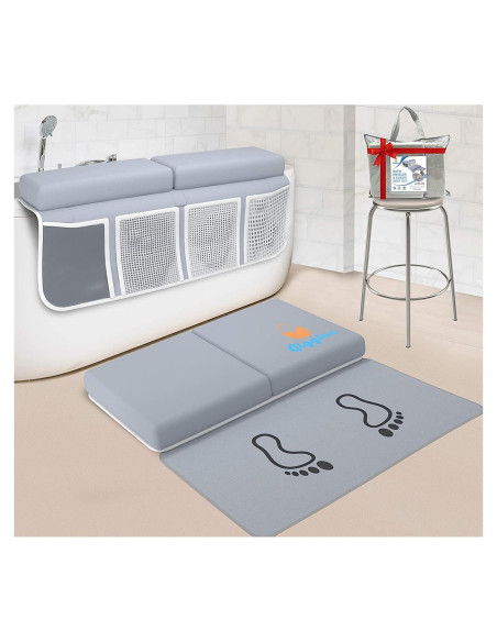 Juego Almohadillas Baño Bebé Neopreno y Poliester 3.81cm Juego Almohadillas Baño Bebé Neopreno y Poliester 3.81cm