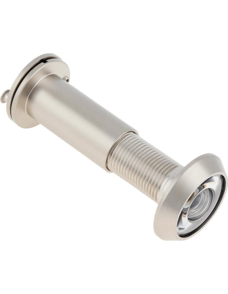 Mirilla de Puerta Latón Sólido 180 Grados Niquelado 14 mm Mirilla de Puerta Latón Sólido 180 Grados Niquelado 14 mm