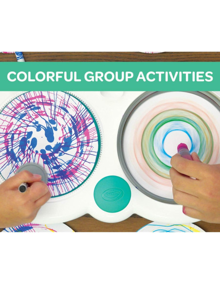 Estación de Arte Crayola Spin & Spiral 2-en-1 para Niños Estación de Arte Crayola Spin & Spiral 2-en-1 para Niños