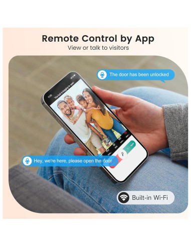 Cerradura Inteligente YHV CA00 Biométrica con Wi-Fi y Teclado