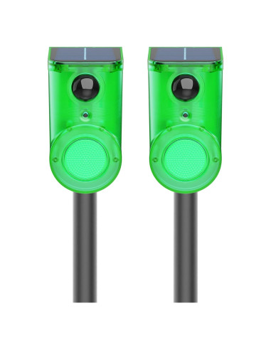 Alarma Solar de Movimiento SENKEFEI 129dB 2Pack para Exterior