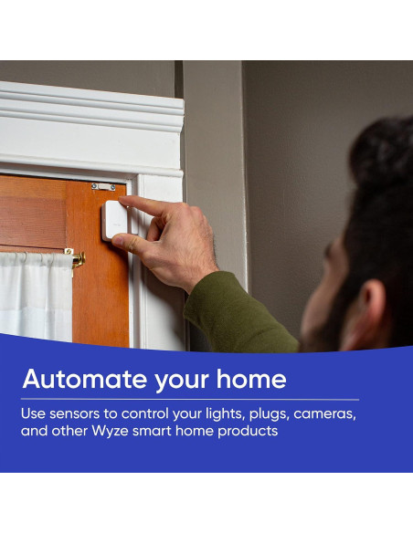 Sensor de Entrada Inalámbrico Wyze - Paquete de 3 para Ventanas y Puertas Sensor de Entrada Inalámbrico Wyze - Paquete de 3 para Ventanas y Puertas