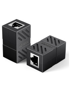 Acoplador RJ45 UGREEN 2 Paquetes Ethernet 1000Mbps Cat7 Cat6