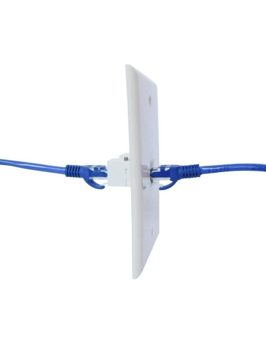 Conectores Keystone RJ45 Hembra a Hembra Cat6 VICTEK - Paquete de 10