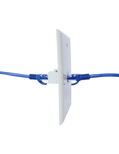 Conectores Keystone RJ45 Hembra a Hembra Cat6 VICTEK - Paquete de 10 Conectores Keystone RJ45 Hembra a Hembra Cat6 VICTEK - Paquete de 10