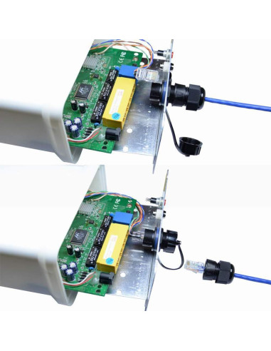 Conector RJ45 a Prueba de Agua ANMBEST 5PCS Cat5/5e/6